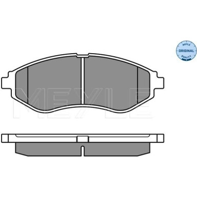 Meyle | Bremsbelagsatz, Scheibenbremse | 025 239 7417