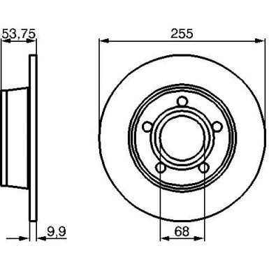 BOSCH | Bremsscheibe | 0 986 478 704