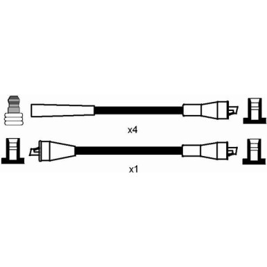 NGK | Zündleitungssatz | 0906
