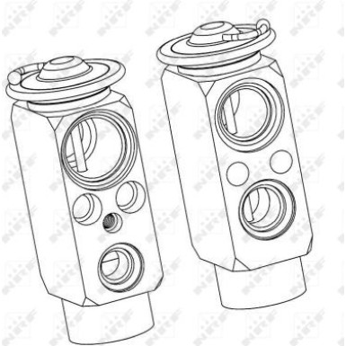 NRF | Expansionsventil, Klimaanlage | 38400