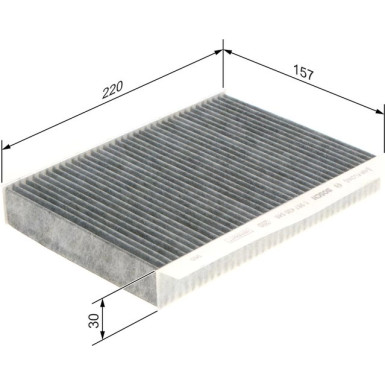 BOSCH 1 987 435 548 Innenraumfilter FILTER+