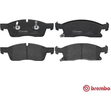 Brembo | Bremsbelagsatz, Scheibenbremse | P 37 017