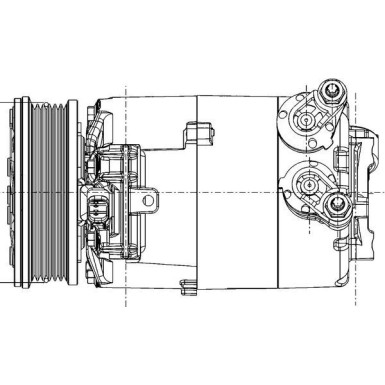 Mahle | Kompressor, Klimaanlage | ACP 1357 000P