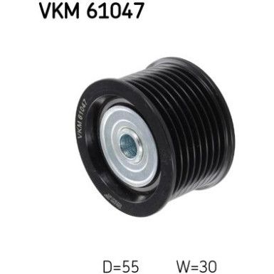 SKF | Umlenk-/Führungsrolle, Keilrippenriemen | VKM 61047