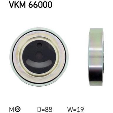 SKF | Spannrolle, Keilrippenriemen | VKM 66000