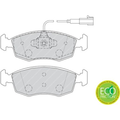 Ferodo | Bremsbelagsatz, Scheibenbremse | FDB4353