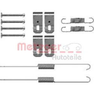 Metzger | Zubehörsatz, Bremsbacken | 105-0888