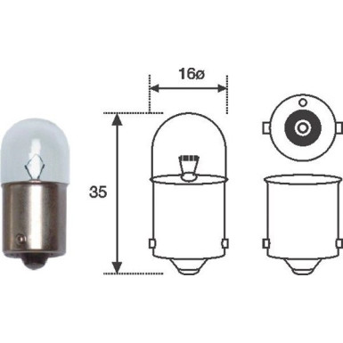 Magneti Marelli | Glühlampe | 004008100000