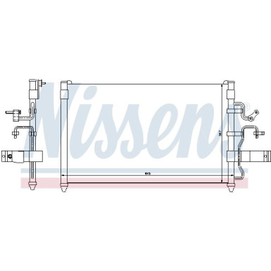 Nissens | Kondensator, Klimaanlage | 94413