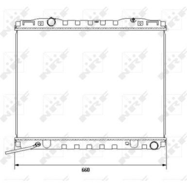NRF | Kühler, Motorkühlung | 53365
