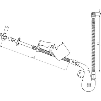 Metzger | Bremsschlauch | 4110808 Metzger | Bremsschlauch | 4110808