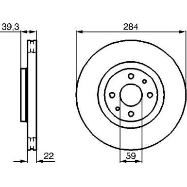 BOSCH | Bremsscheibe | 0 986 478 786