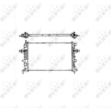 NRF | Kühler, Motorkühlung | 58176