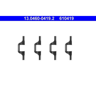 ATE | Zubehörsatz, Scheibenbremsbelag | 13.0460-0419.2