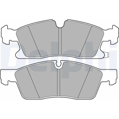 Delphi | Bremsbelagsatz, Scheibenbremse | LP3173