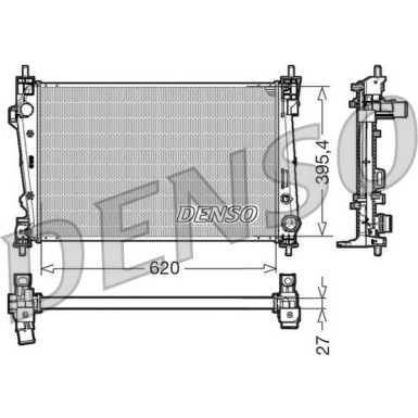 Denso | Kühler, Motorkühlung | DRM01006