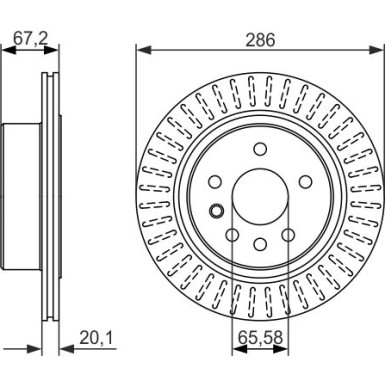 BOSCH | Bremsscheibe | 0 986 479 394