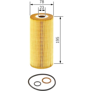 BOSCH 1 457 429 277 Ölfilter