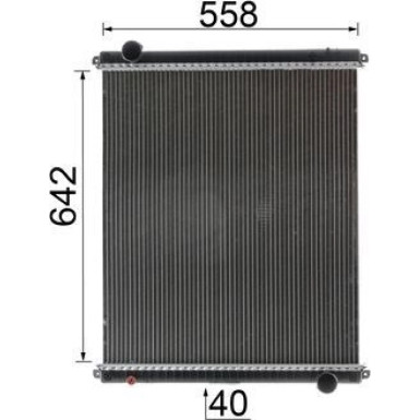 Mahle | Kühler, Motorkühlung | CR 380 000P