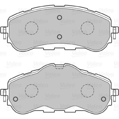 Valeo | Bremsbelagsatz, Scheibenbremse | 601394