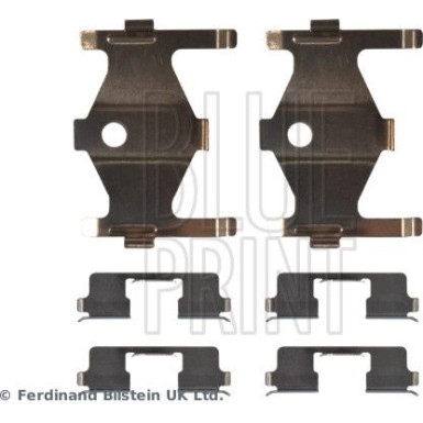 Blue Print | Zubehörsatz, Scheibenbremsbelag | ADBP480013