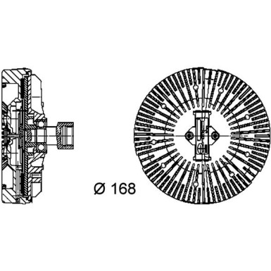 Mahle | Kupplung, Kühlerlüfter | CFC 92 000P