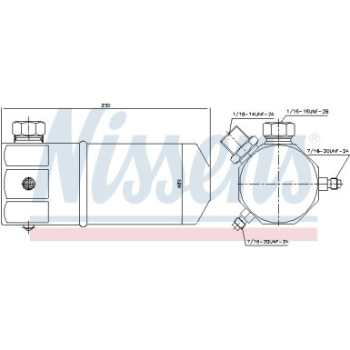 Nissens | Trockner, Klimaanlage | 95309