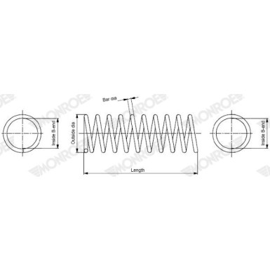 Monroe | Fahrwerksfeder | SP4107