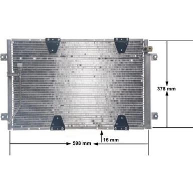 Mahle | Kondensator, Klimaanlage | AC 713 000S