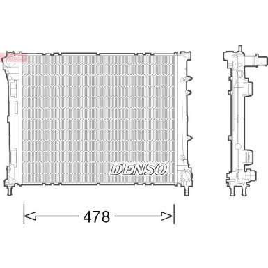 Denso | Kühler, Motorkühlung | DRM09043