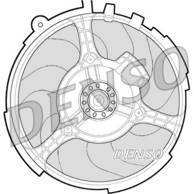 Denso | Lüfter, Motorkühlung | DER09060