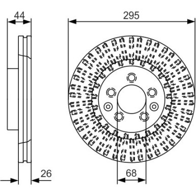 BOSCH | Bremsscheibe | 0 986 479 D16