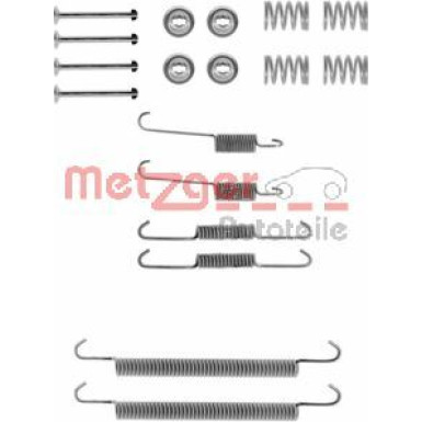 Metzger | Zubehörsatz, Bremsbacken | 105-0757