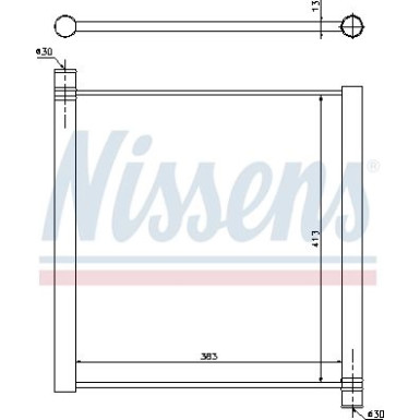 Nissens | Kühler, Motorkühlung | 68451