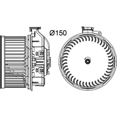 Mahle | Innenraumgebläse | AB 259 000P