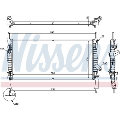 Nissens | Kühler, Motorkühlung | 69226