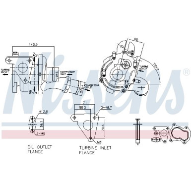 Nissens | Lader, Aufladung | 93093