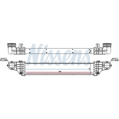 Nissens | Ladeluftkühler | 96786