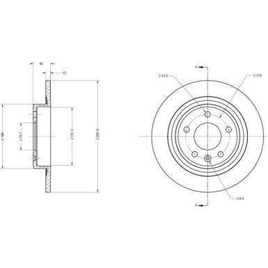 Metzger | Bremsscheibe | 6110247