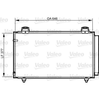 Valeo | Kondensator, Klimaanlage | 814210