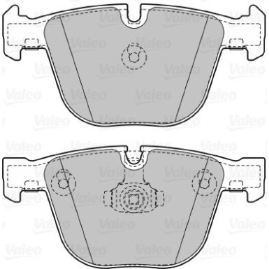 Valeo | Bremsbelagsatz, Scheibenbremse | 598820