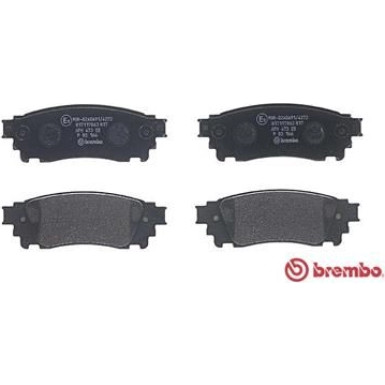 Brembo | Bremsbelagsatz, Scheibenbremse | P 83 166