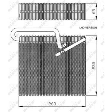 NRF | Verdampfer, Klimaanlage | 36102