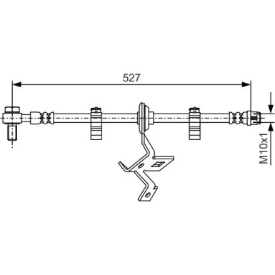 BOSCH | Bremsschlauch | 1 987 476 041