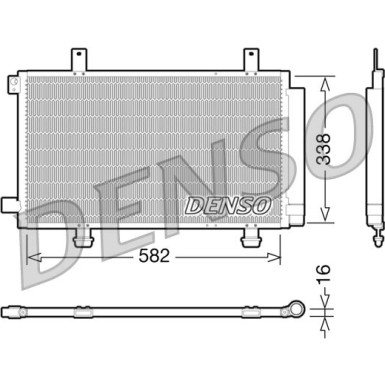 Denso | Kondensator, Klimaanlage | DCN47002