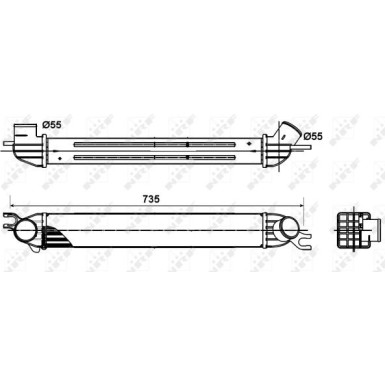 NRF | Ladeluftkühler | 30303