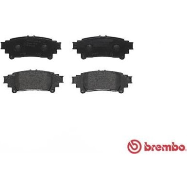 Brembo | Bremsbelagsatz, Scheibenbremse | P 83 132