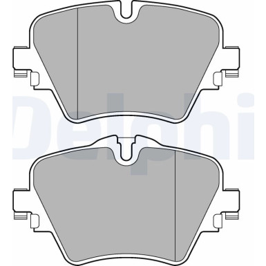 Delphi | Bremsbelagsatz, Scheibenbremse | LP3182