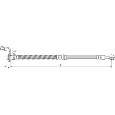 Metzger | Bremsschlauch | 4111048