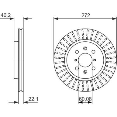 BOSCH | Bremsscheibe | 0 986 479 789